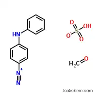 Molecular Structure of 41432-19-3 (4-Diazodiphenylamine/formaldehyde condensate hydrogen sulfate)
